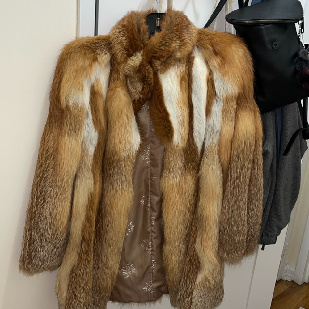 Genuine Fox Fur Coat